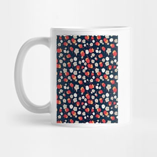 Rose red, White, gray, pink, flowers painting (1929) pattern by Charles Goy Mug